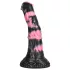 Bad Horse - dildo penis de cal din silicon - 18 cm (negru-roz)