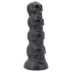 Toppedmonster - dildo craniu - 22 cm (negru) Toppedmonster - dildo craniu - 22 cm (negru)