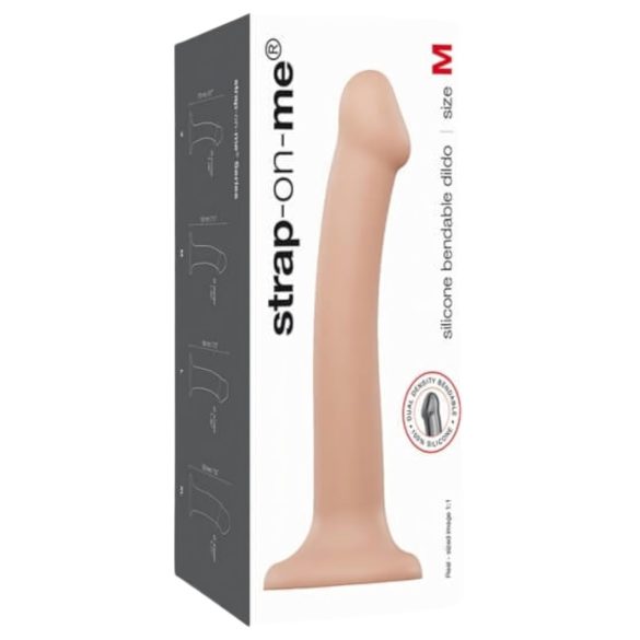 Strap-on-me M - Dildo realist cu strat dublu - mediu (natur)