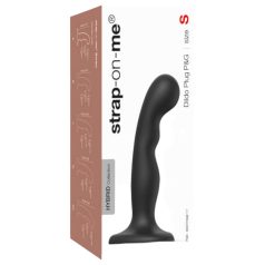 Strap-on-me P&G S - dildo curbat cu ventuză (negru)