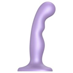 Strap-on-me P&G S - dildo curbat cu ventuză (mov)