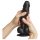Strap-on-me S - Dildo cu ventuză dublu stratificat (negru)