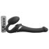Strap-on-me S - vibrator cu aer, cu centură - (negru)