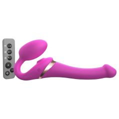   Strap-on-me S - vibrator cu aer pulsatoriu ce se atașează (roz)