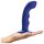 Strap-on-me M - vibrator impermeabil, pulsatil G-spot (albastru)
