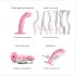 Strap-on-me M - vibrator G-spot roz pulsatoriu și rezistent la apă (roz)