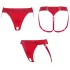 Strap-on-me - chiloți pentru dildo cu ham - XS-XXL - roșu