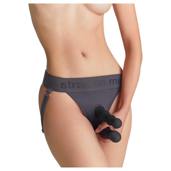 Strap-on-me - chilot pentru dildo cu prindere - mărime XS-XXL - gri