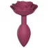 Love to Love Open Roses M - plug anal din silicon (roșu)