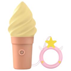   Love to Love Cand Ice - vibrator clitoris cu acumulator (vanilie)