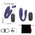 Love to Love Match up - vibrator dual cu telecomandă, mov