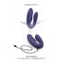 Love to Love Match up - vibrator dual cu telecomandă, mov