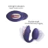 Wonderlover - Vibrator G-spot și clitoris (mov închis)