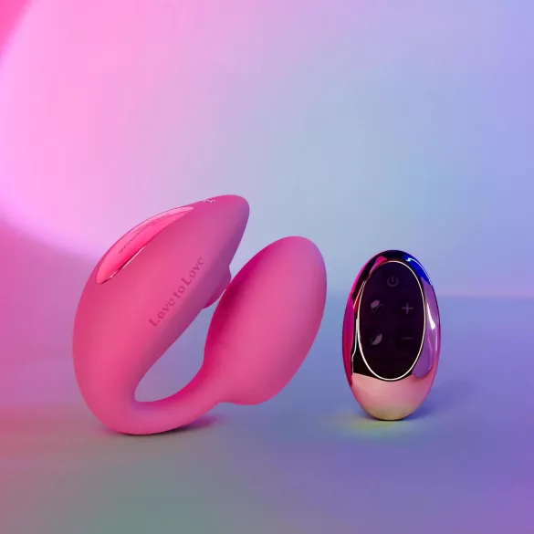 Love to Love Wonderlover - vibrator roz pentru punctul G și clitoris