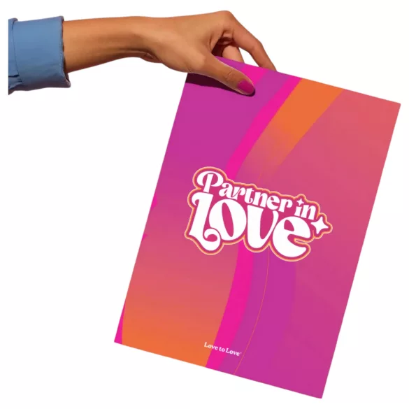 Love to Love - poster răzuibil joc sexual (engleză)
