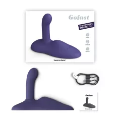   Love to Love GoFast - vibrator pentru penetrare și stimulare clitoridiană cu ventuză (albastru)
