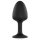 Dorcel Geisha Plug Diamond M - plug anal cu piatră albă (negru)