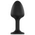 Dorcel Geisha Plug Diamond XL - plug anal cu piatră albă (negru)