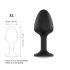 Dorcel Geisha Plug Diamond XL - plug anal cu piatră albă (negru)