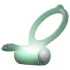Dorcel - inel pentru penis vibrator fosforescent - alb