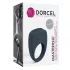 Dorcel Mastering - inel penian cu vibrații, cu acumulator (gri)