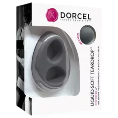 Dorcel - inel pentru penis lichid-soft - silicon gri
