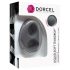 Inel penian Dorcel Liquid-soft Teardrop - gri, pentru plăceri delicate!