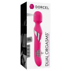   Dorcel Dual Orgasms - 2in1 masaj și vibrator roz, reîncărcabil!