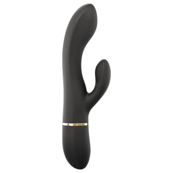 Vibrator Dorcel Glam Rabbit cu braț clitoridian (negru)