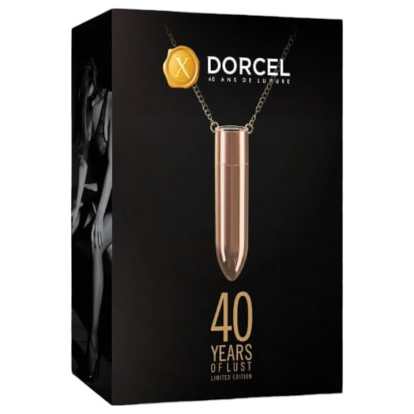 Dorcel - vibrator rezistent la apă și reîncărcabil, ca un colier (rosegold)