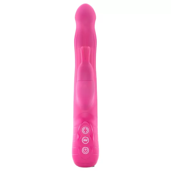 Vibrator Dorcel Baby Rabbit 2.0 cu braț clitoridian, reîncărcabil, roz