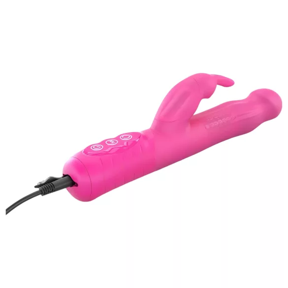 Vibrator Dorcel Baby Rabbit 2.0 cu braț clitoridian, reîncărcabil, roz