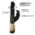 Dorcel Baby Rabbit 2.0 - vibrator cu braț pentru clitoris (negru-auriu)