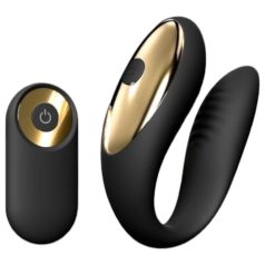   Dorcel Perfect Lover - vibrator pereche wireless reîncărcabil (negru)