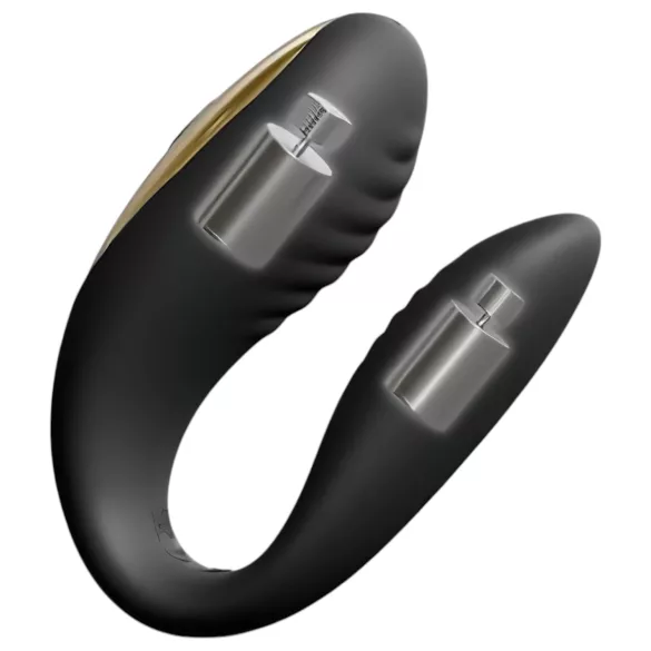 Dorcel - Vibrator pentru cuplu wireless reîncărcabil - negru