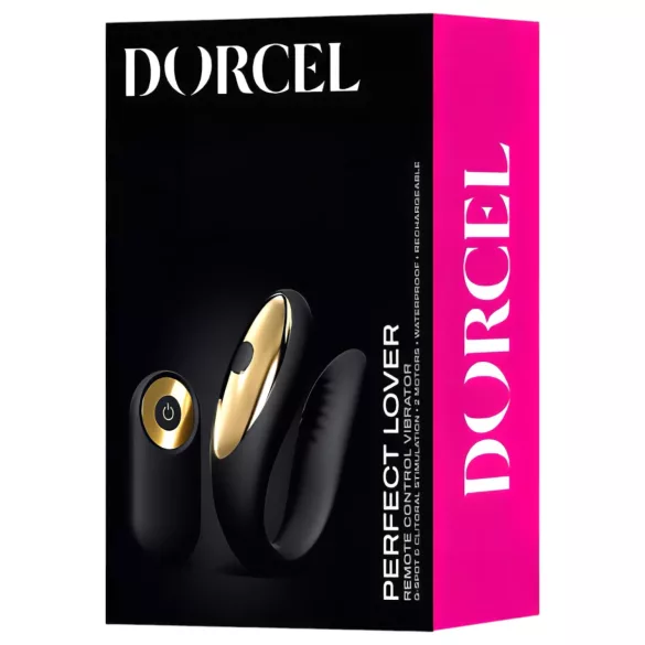 Dorcel - Vibrator pentru cuplu wireless reîncărcabil - negru