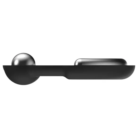 Dorcel - inel pentru penis cu insert metalic - silicon negru