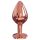 Dorcel Diamond Plug M - dop anal din aluminiu (aur roz)