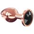 Dorcel Diamond Plug M - dop anal din aluminiu (aur roz)