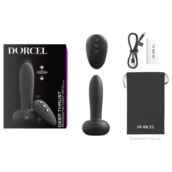 Dorcel Deep Thrust - vibrator cu penetrare profundă (negru)