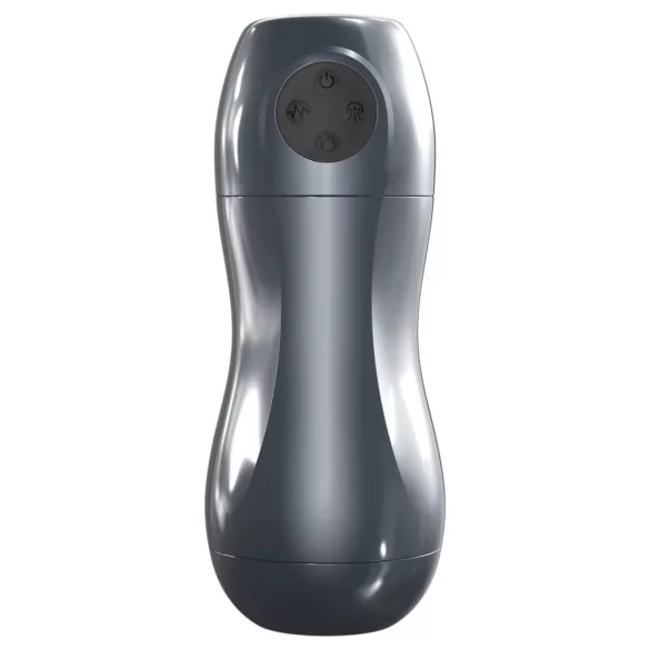 Dorcel Blowjoy Vibe - masturbator cu aspirație și vibrații, cu acumulator (gri)