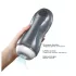 Dorcel Blowjoy Vibe - masturbator cu aspirație și vibrații, cu acumulator (gri)