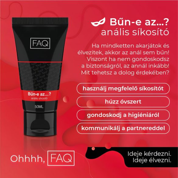 FAQ - Este păcat să…? lubrifiant anal (50ml)