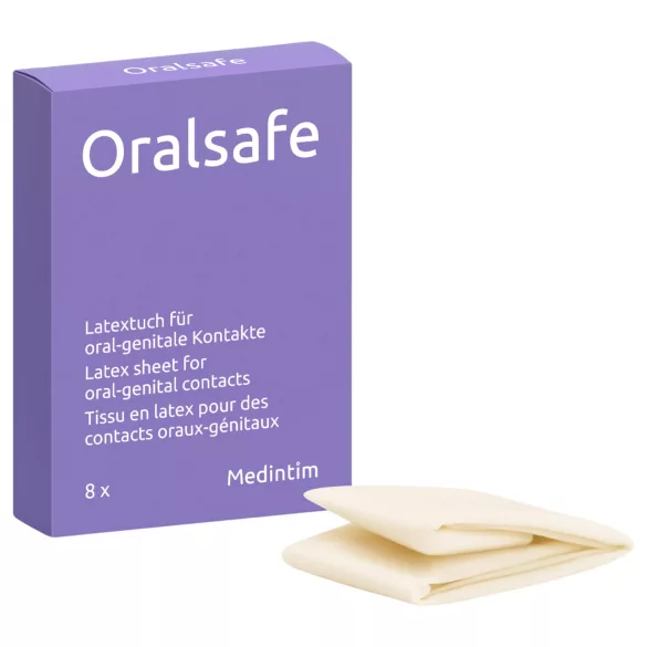 Oralsafe - folie protectoare sex oral - 8 bucăți