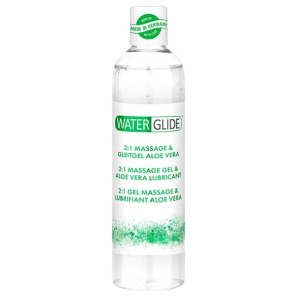 Waterglide 2in1 - Gel lubrifiant și de masaj cu aloe vera (300 ml)