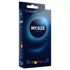  My.Size PRO - prezervative cu dimensiune personalizată - 53 mm (10 bucăți)