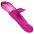 Fun Factory Bi Stronic Fusion - vibrator cu funcție de împingere și braț pentru clitoris (roz)