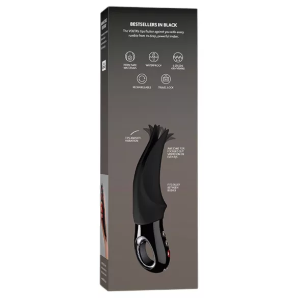 Fun Factory Volta - vibrator pentru clitoris (negru)