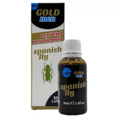   HOT ero Gold Men Spanish Fly - picături afrodisiace pentru bărbați (30 ml)