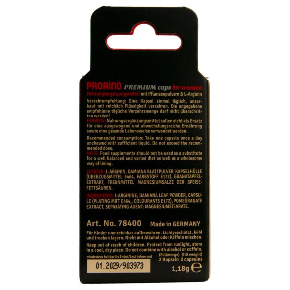 PRORINO - supliment alimentar capsule pentru femei (2buc)